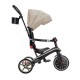 Tricicleta Globber EXPLORER PLIABLA 4 in 1 functie free wheel scaun ajustabil roti EVA centura siguranta in 5 puncte culoare bej