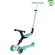 Trotineta Globber GO UP ACTIVE 3 in 1 cu maner de impins scaun si ghidon ajustabile roti cu lumini LED culoare verde
