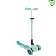 Trotineta Globber GO UP ACTIVE 3 in 1 cu maner de impins scaun si ghidon ajustabile roti cu lumini LED culoare verde