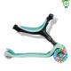 Trotineta Globber GO UP ACTIVE 3 in 1 cu maner de impins scaun si ghidon ajustabile roti cu lumini LED culoare verde