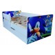 Pat Sonic cu sertar 2-9 ani ,saltea si husa cadou