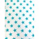 Saltea Pliabila Spuma Poliuretanica 120x60x5 cm - Light Blue Stars