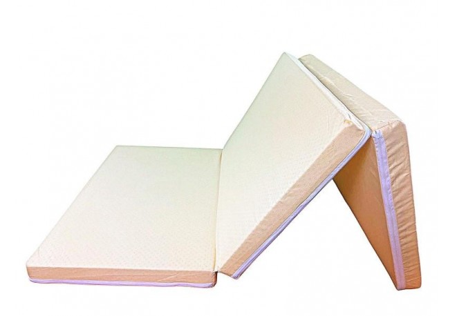 Saltea Pliabila Spuma Poliuretanica 120x60x5 cm - Galbena