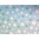 Saltea Pliabila Spuma Poliuretanica 120x60x5 cm - Light Blue with Dots