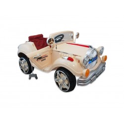 Masina electrica Retro Baby Mix KB20981 Beige