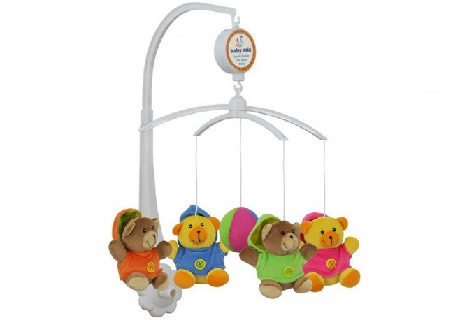 Carusel muzical patut bebe Baby Mix TK 776M Bears