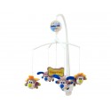 Carusel muzical patut bebe Baby Mix TK 368M Happy Farm