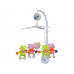 Carusel muzical patut bebe Baby Mix TK 339M Frogs