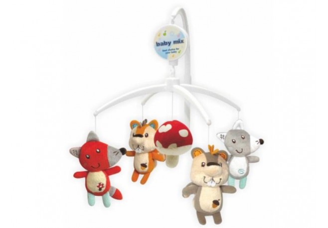 Carusel muzical patut bebe Baby Mix TK 349M Forest