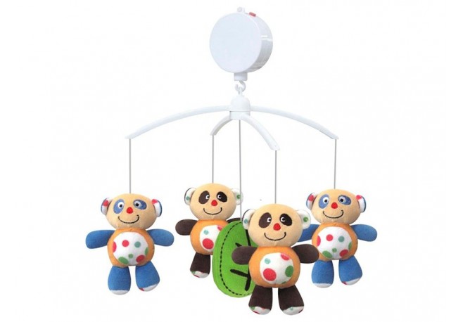 Carusel muzical patut bebe Baby Mix TK 336M Panda