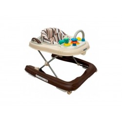 Premergator copii 2 in 1 cu roti din silicon Baby Mix BG-0416 Latte