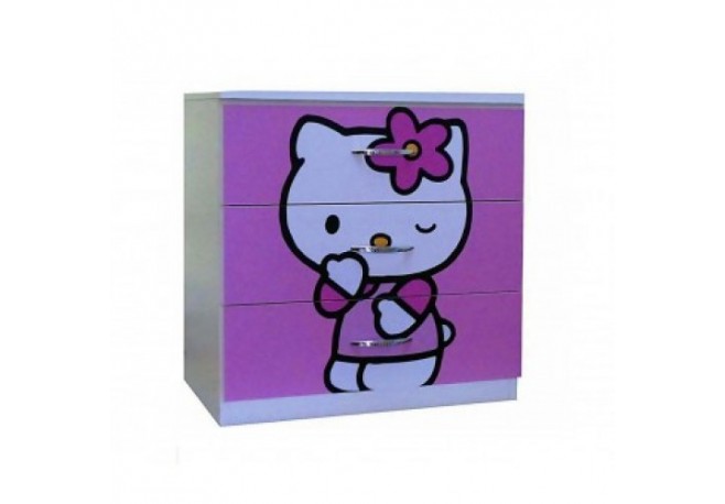 Comoda Kitty 3 sertare
