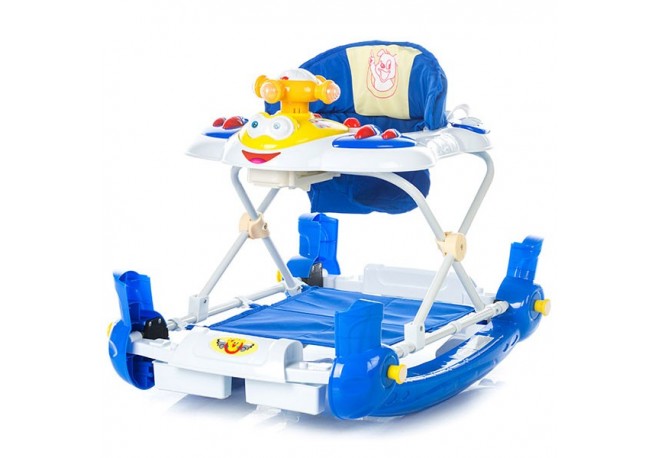 Premergator cu balansoar Chipolino Teddy blue