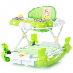 Premergator cu balansoar Chipolino Daisy green