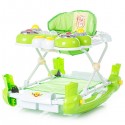 Premergator cu balansoar Chipolino Daisy green