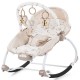 Balansoar musical cu vibratii Chipolino Relax beige sheep