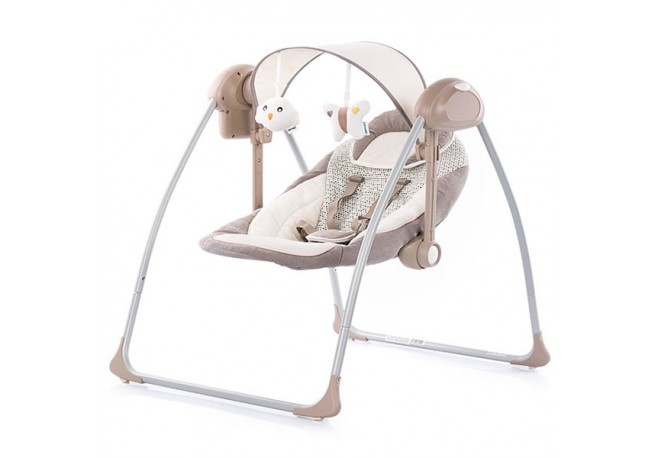 Leagan si balansoar electric Chipolino Sonata cappuccino