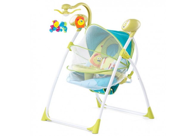 Leagan si balansoar electric Chipolino Tropicana animals