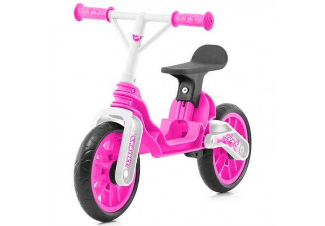 Bicicleta fara pedale Chipolino Trax pink