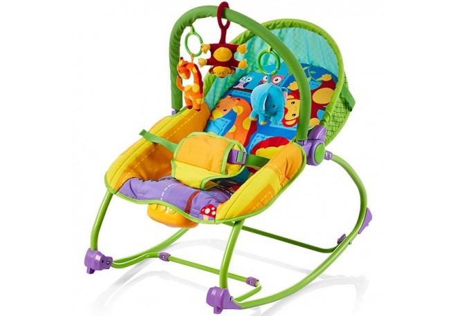 Balansoar musical cu vibratii Chipolino Relax jungle