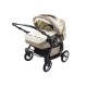 Carucior Pentru Gemeni MyKids Duet Maro Deschis-Bej
