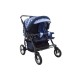 Carucior Pentru Gemeni MyKids Duet Albastru-Negru1