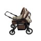 Carucior Pentru Gemeni MyKids Duet Maro-Beige 4