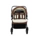 Carucior Pentru Gemeni MyKids Duet Maro-Beige 4