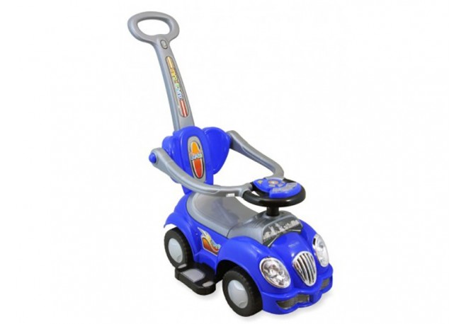 Masinuta De Impins Pentru Copii Baby Mix HZ 558 3 in 1 Albastru