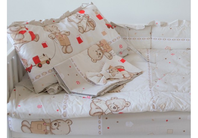 Aparatoare Laterala MyKids Teddy Toys Maro 120x60