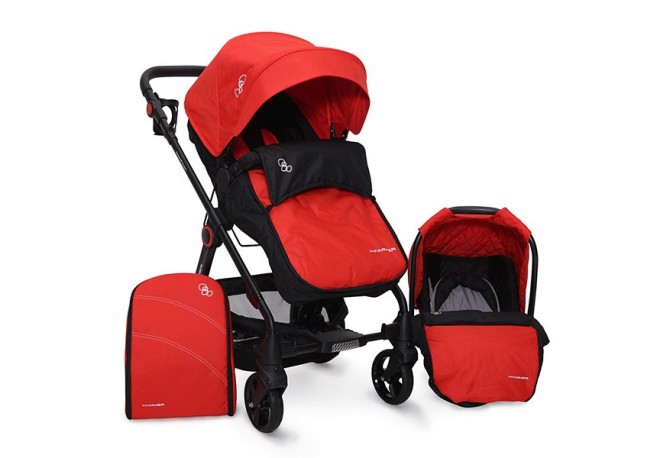 Carucior copii transformabil Cangaroo Hammer Red