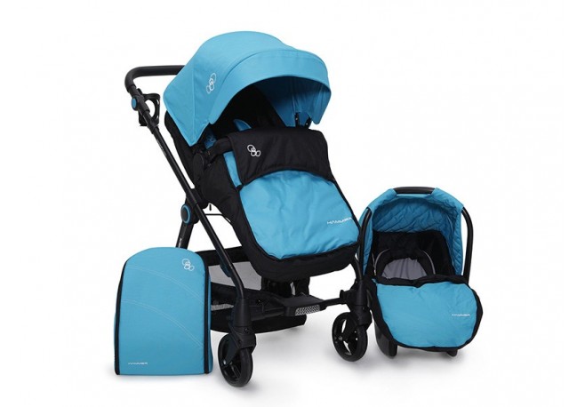 Carucior copii transformabil Cangaroo Hammer Blue