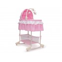 Leagan cu landou 3 in 1 Moni Bassinet Nap Pink