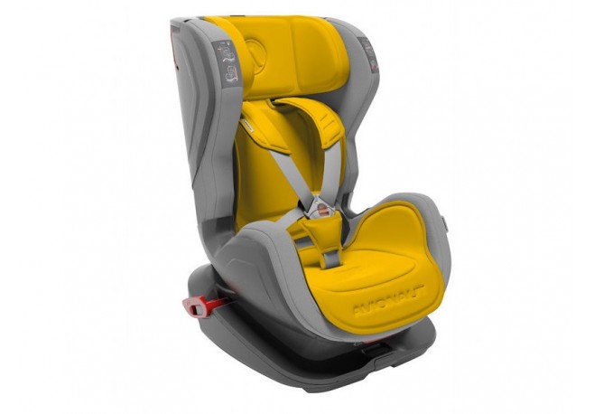 Scaun Auto Copii 9-25 kg Avionaut Glider cu Isofix Galben S01