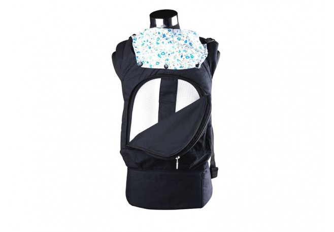 Marsupiu bebe si copii Cangaroo BabyPack 3 in 1 Albastru