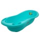 Cadita Baie Bebe cu Termometru MyKids Little Bear and Friends 100 cm Turquoise