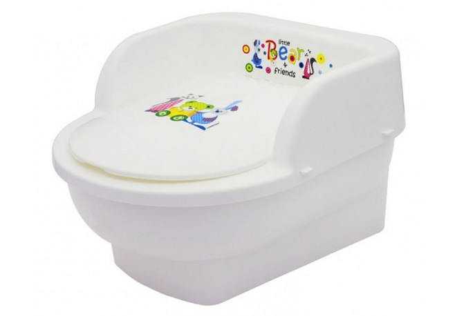 Olita copii MyKids Throne Little Bear and Friends Alb