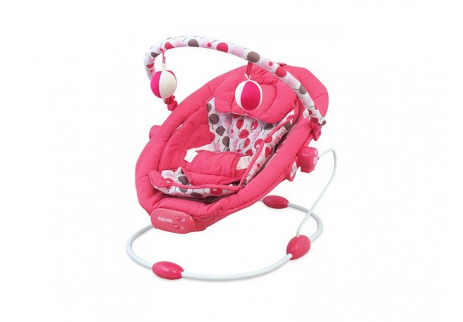 Balansoar muzical copii Baby Mix LCP BR245 014 Pink