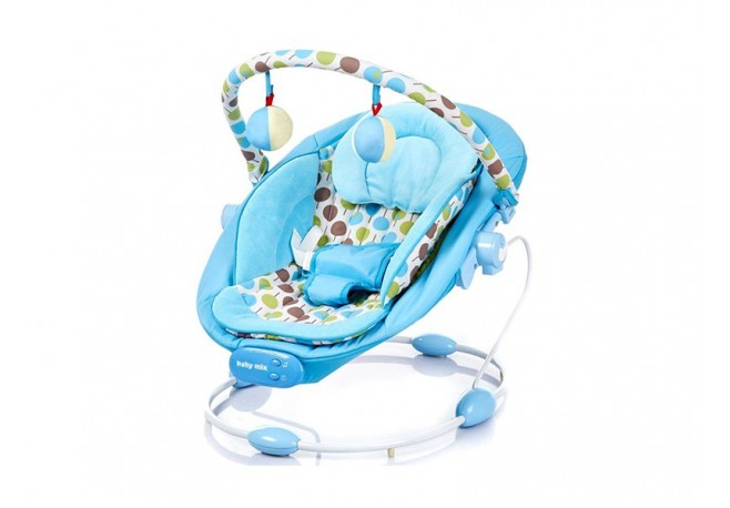 Balansoar muzical copii Baby Mix LCP BR245 007 Blue