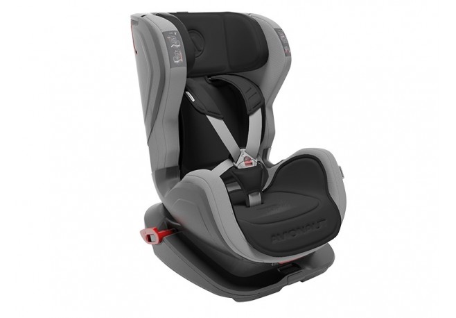 Scaun Auto Copii 9-25 kg Avionaut Glider cu Isofix Negru Gri S08
