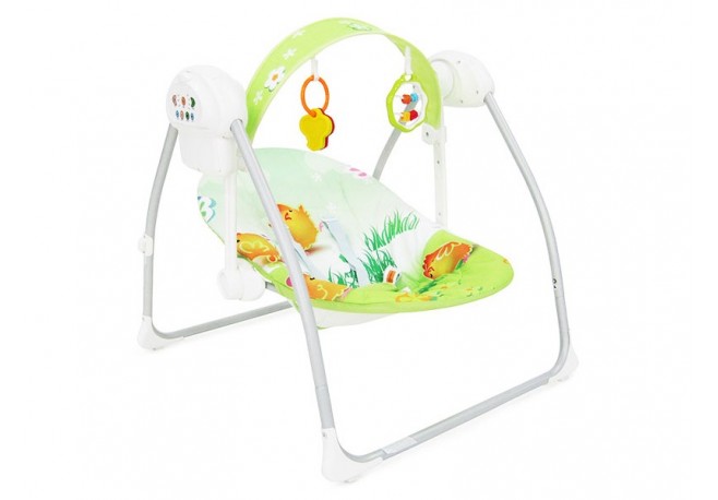 Leagan electric bebelusi Cangaroo Party Green Verde