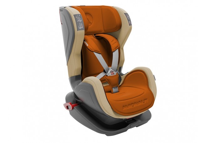 Scaun Auto Copii 9-25 kg Avionaut Glider cu Isofix Maro Ivory R07