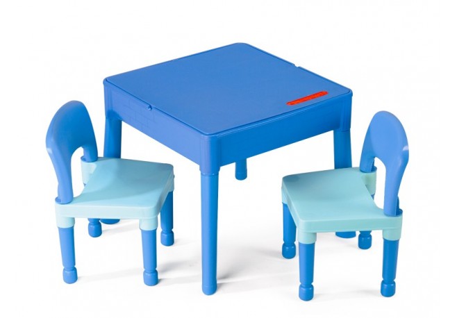 Set masuta cu 2 scaune TEGA Lego Albastru
