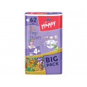 Scutece HAPPY 4 PLUS Maxi Plus (9-20 Kg) 62 BUC