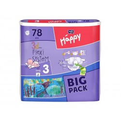 Scutece HAPPY 3 Midi (5-9 Kg) 78 BUC
