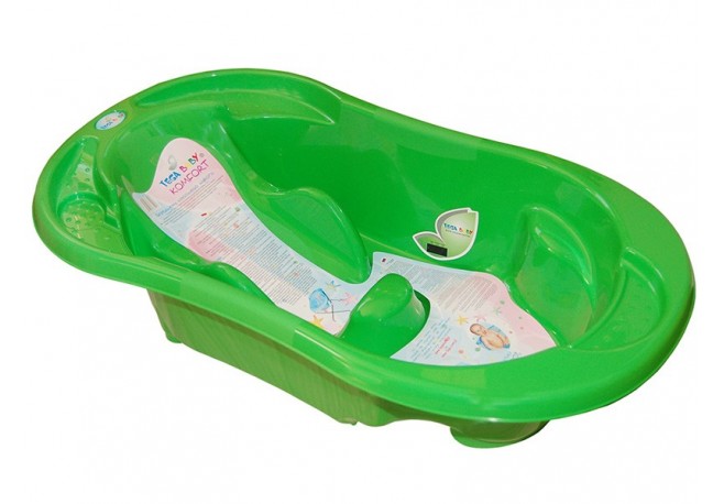 Cadita Bebe Cu Forma Anatomica TEGA Verde Mat