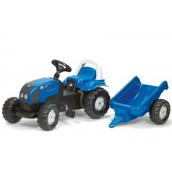 Tractor Cu Pedale Si Remorca ROLLY TOYS 011841 Albastru