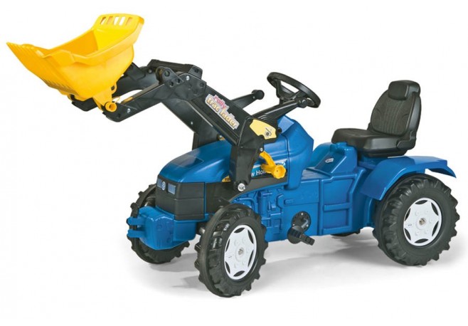 Tractor Cu Pedale Copii ROLLY TOYS 046713 Albastru