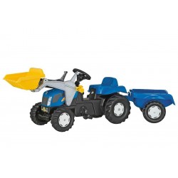 Tractor Cu Pedale Si Remorca Copii ROLLY TOYS 023929 Blue