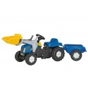 Tractor Cu Pedale Si Remorca Copii ROLLY TOYS 023929 Blue